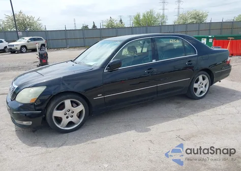 2004 Lexus Ls 430 z USA, uszkodzony, nr VIN JTHBN36F740124200